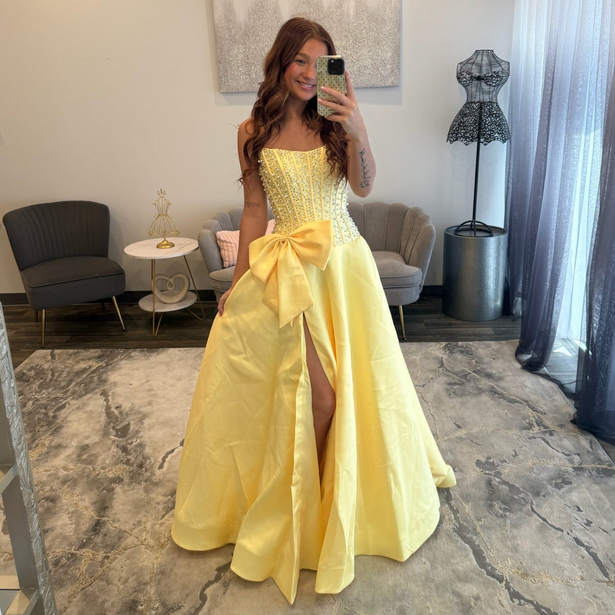 JoycesTPR Sherri HILl 58010 Yellow Prom 