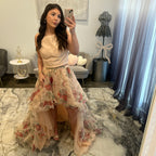 JoycesTPR Sherri Hill 51098 Champagne Print Prom 