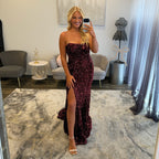 JoycesTPR Sherri Hill 55085 Cranberry Close Up 