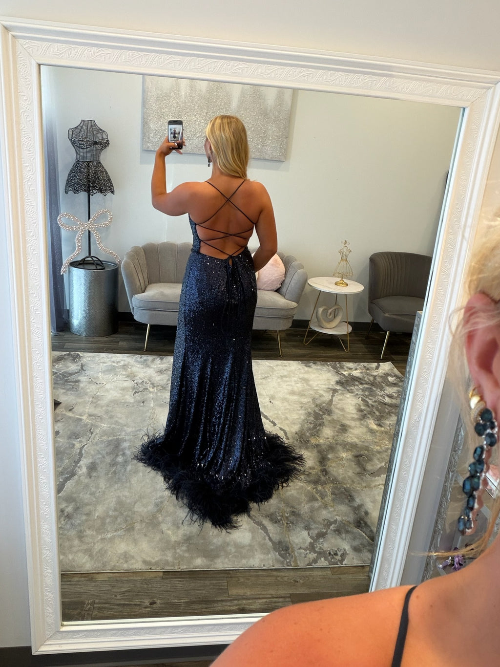 JoycesTPR Sherri Hill 55095 Navy 
