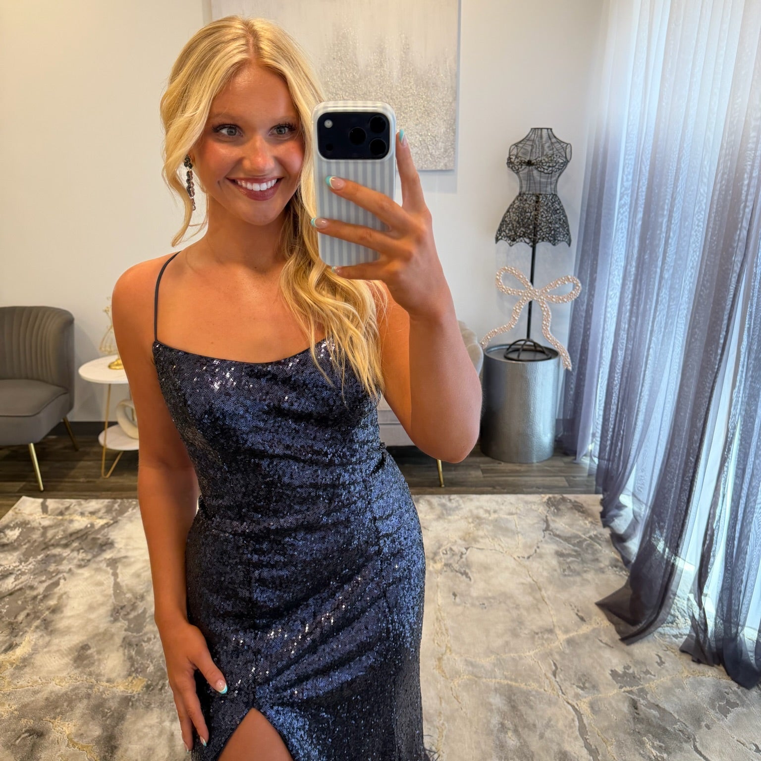 JoycesTPR Sherri Hill 55095 Navy 