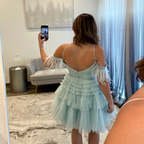JoycesTPR Sherri Hill 55233 Light Blue Dress Back