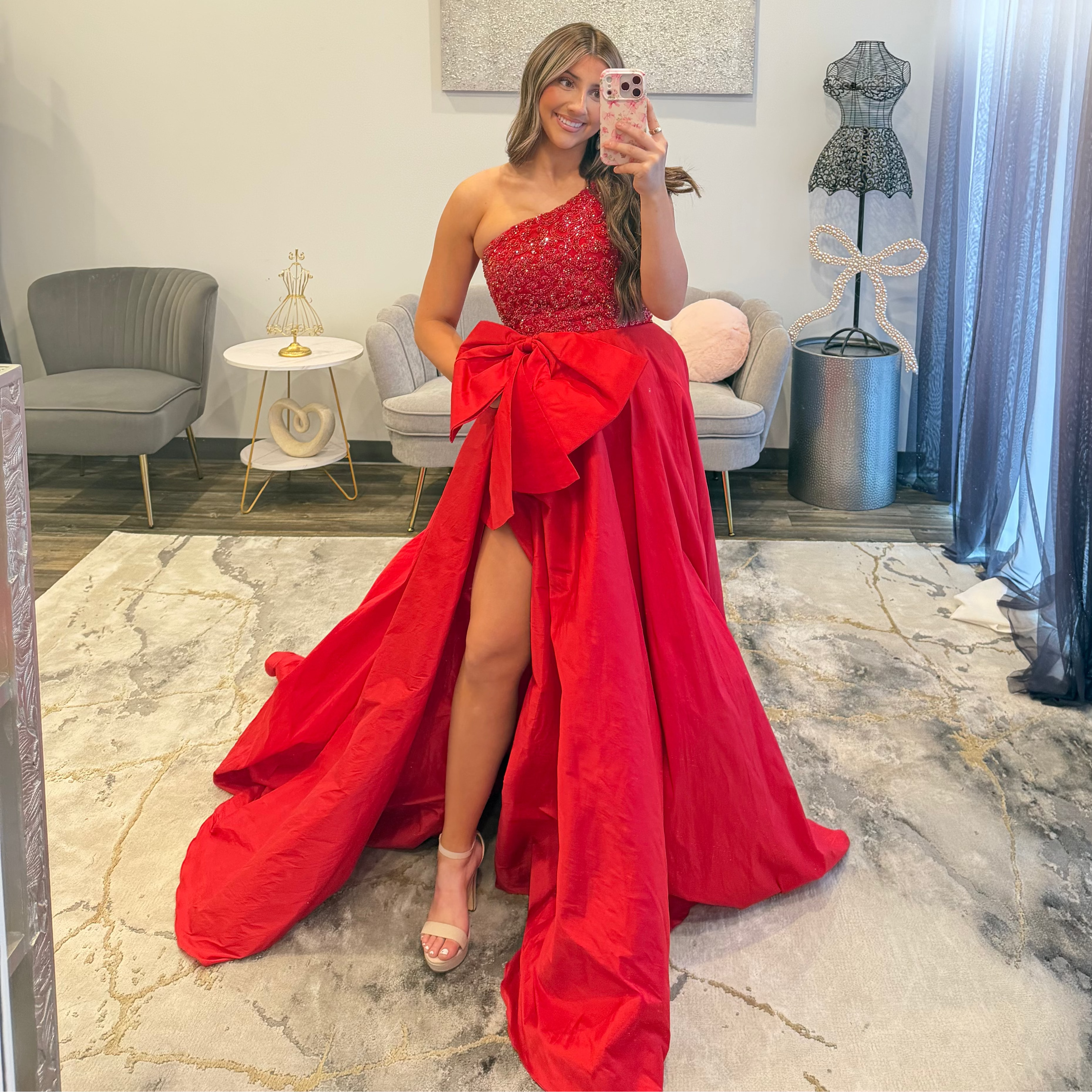 JoycesTPR Sherri Hill 55469 Red Prom Meadow 