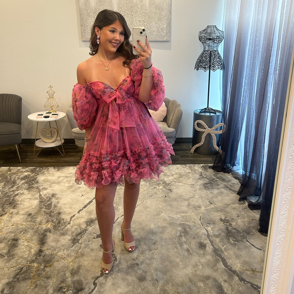 JoycesTPR Sherri Hill 55621 Bright Pink