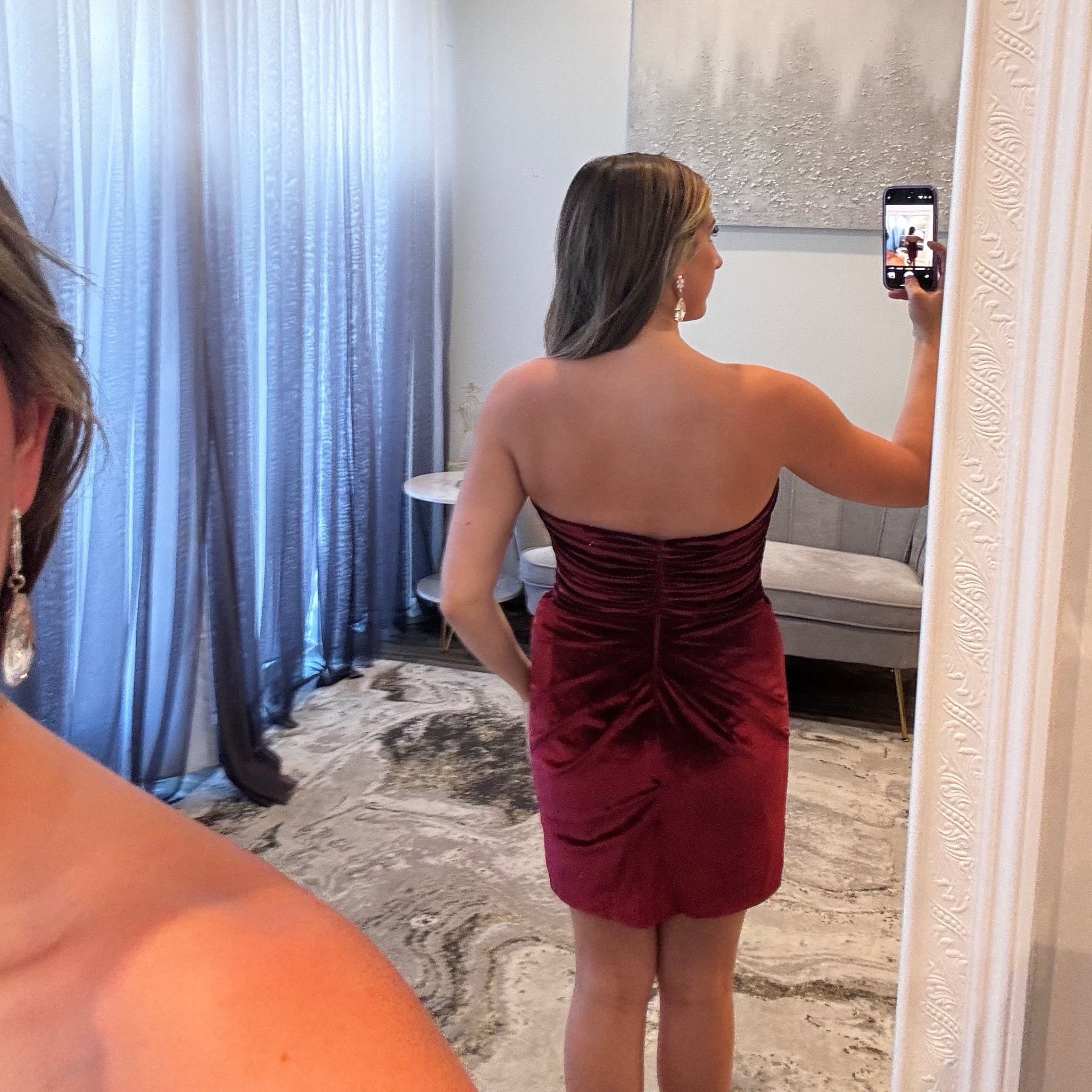 JoycesTPR Sherri Hill 55758 Burgundy 