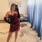 JoycesTPR Sherri Hill 55758 Burgundy 