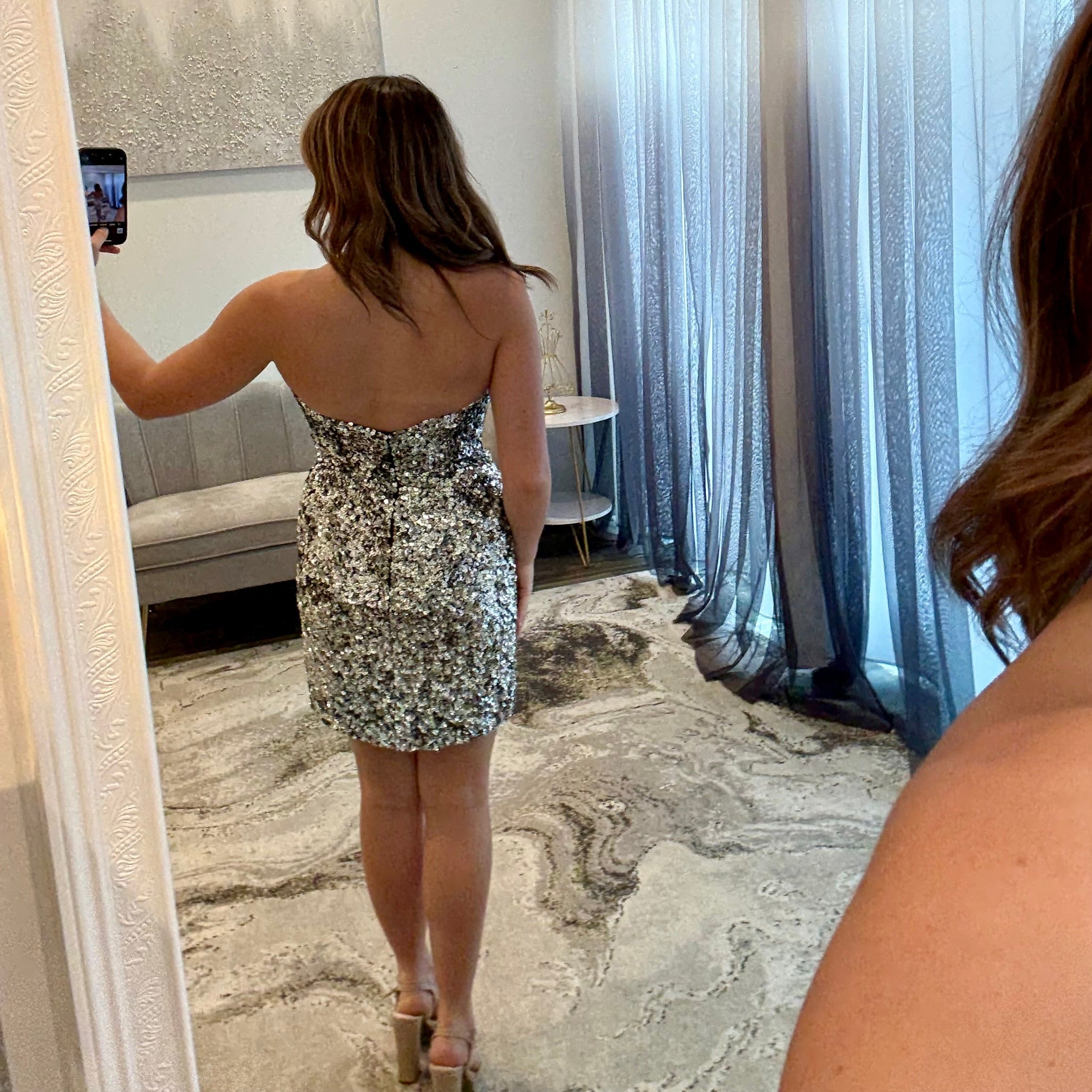 JoycesTPR Sherri Hill 55782 Silver 