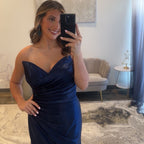 JoycesTPR Sherri Hill 55826 Navy Short 