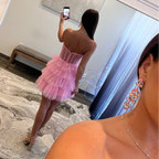 JoycesTPR Sherri Hill 55908 Candy Pink Short Dress Back