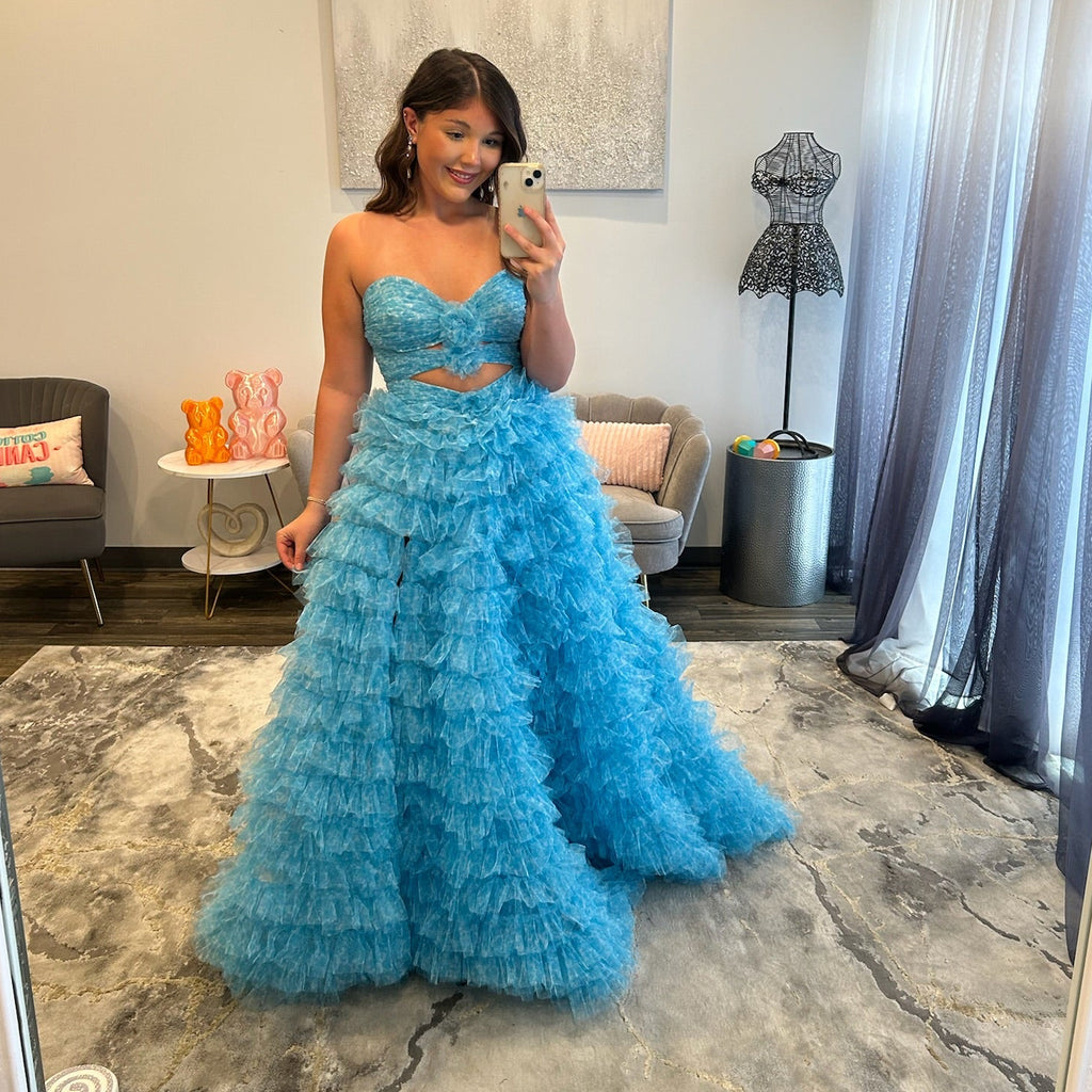 JoycesTPR Sherri Hill 55981 Turquoise 