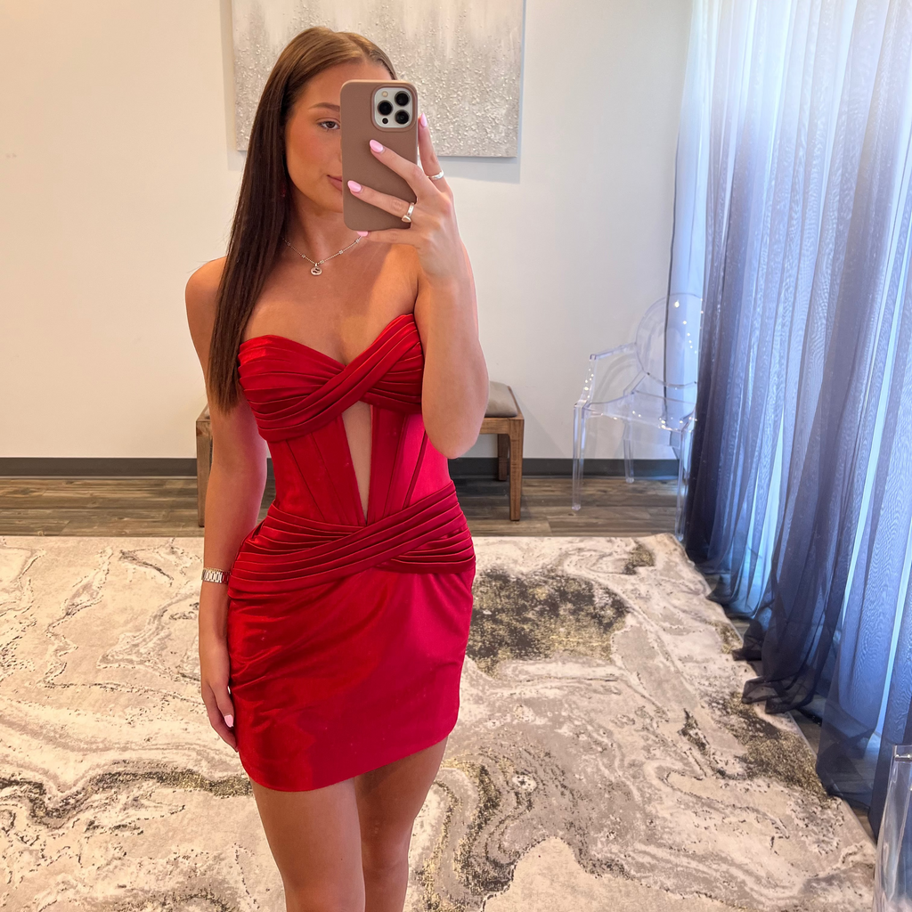JoycesTPR Sherri Hill 56541 Red