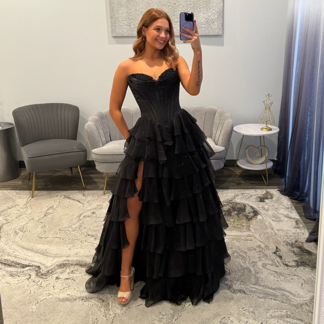 JoycesTPR Sherri Hill 56911 Black Prom 