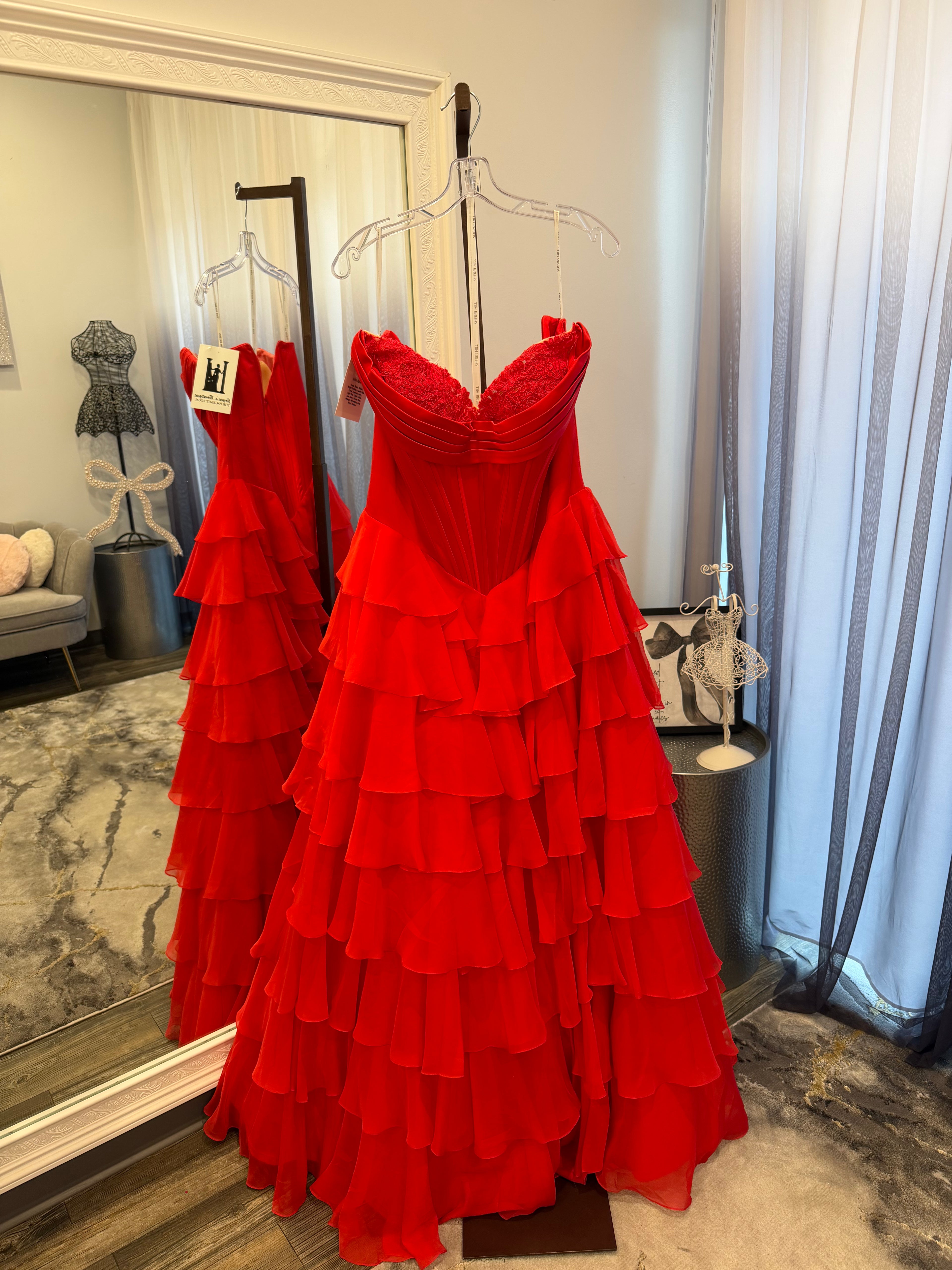 JoycesTPR Sherri Hill 56911 Red  Prom 
