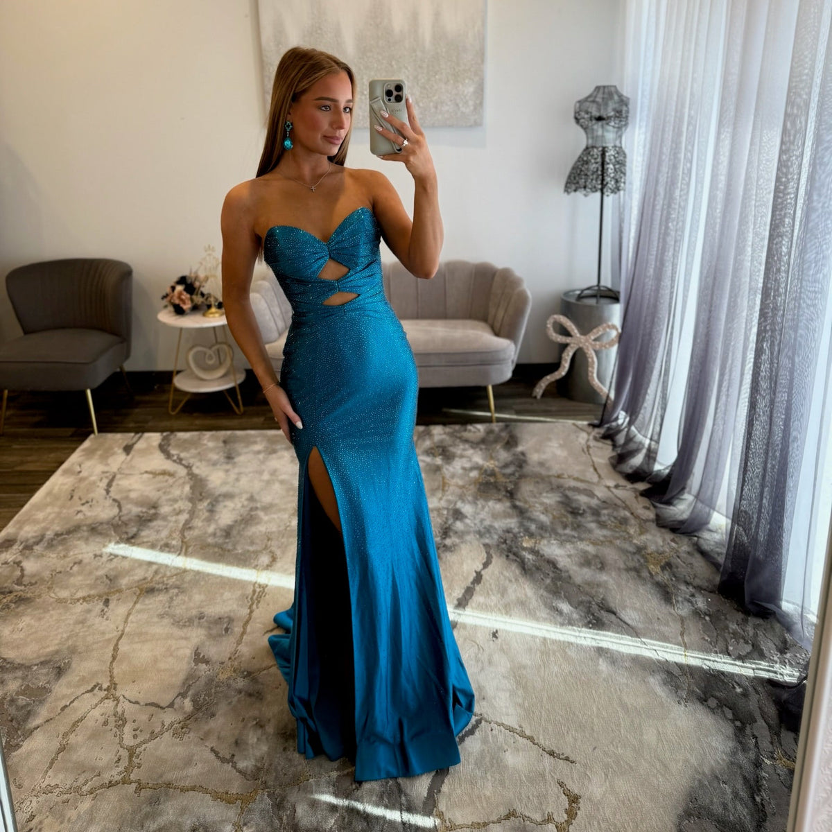 Sherri Hill 56932 Peacock Prom Dress 