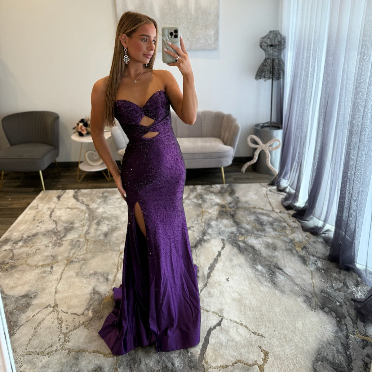 JoycesTPR Sherri Hill 56932 Purple Prom 