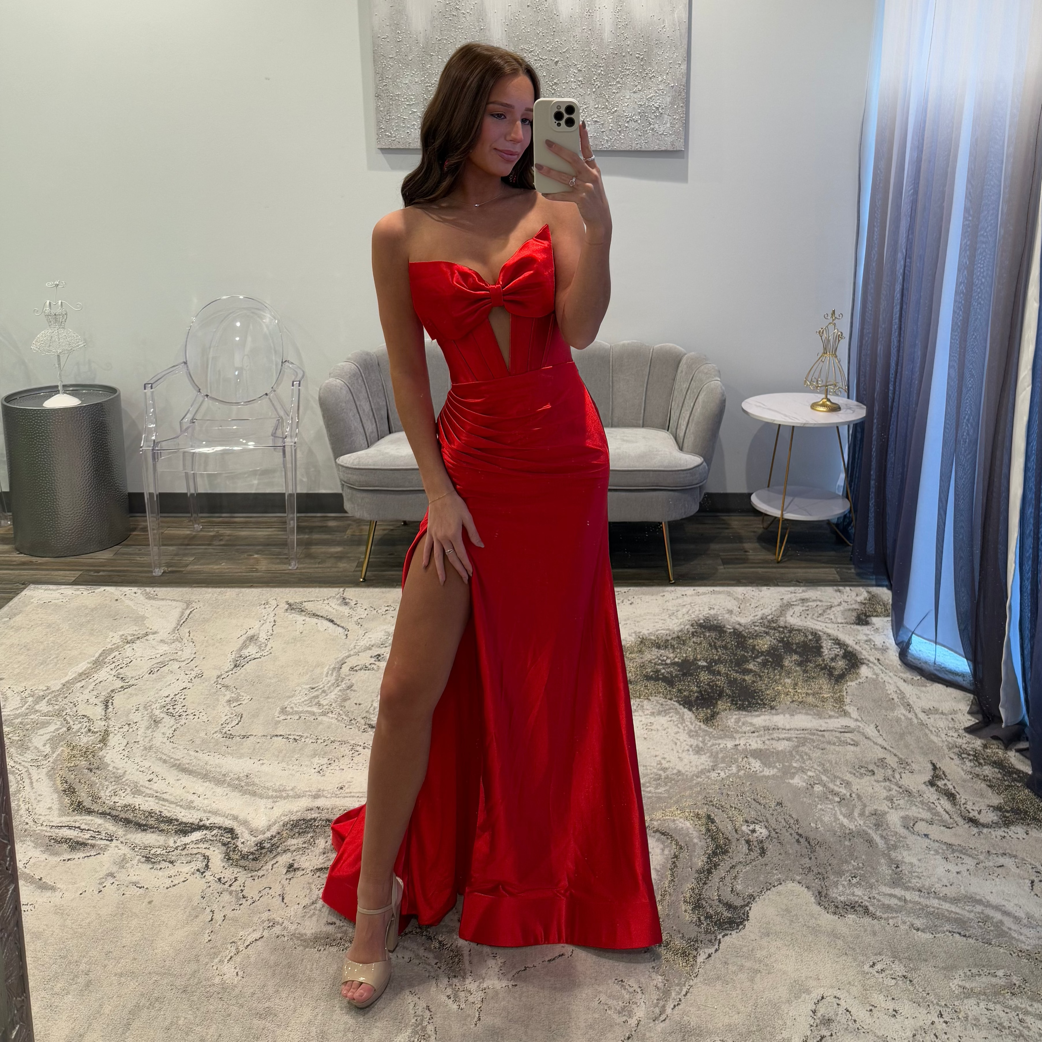 JoycesTPR Sherri Hill 56957 Red 