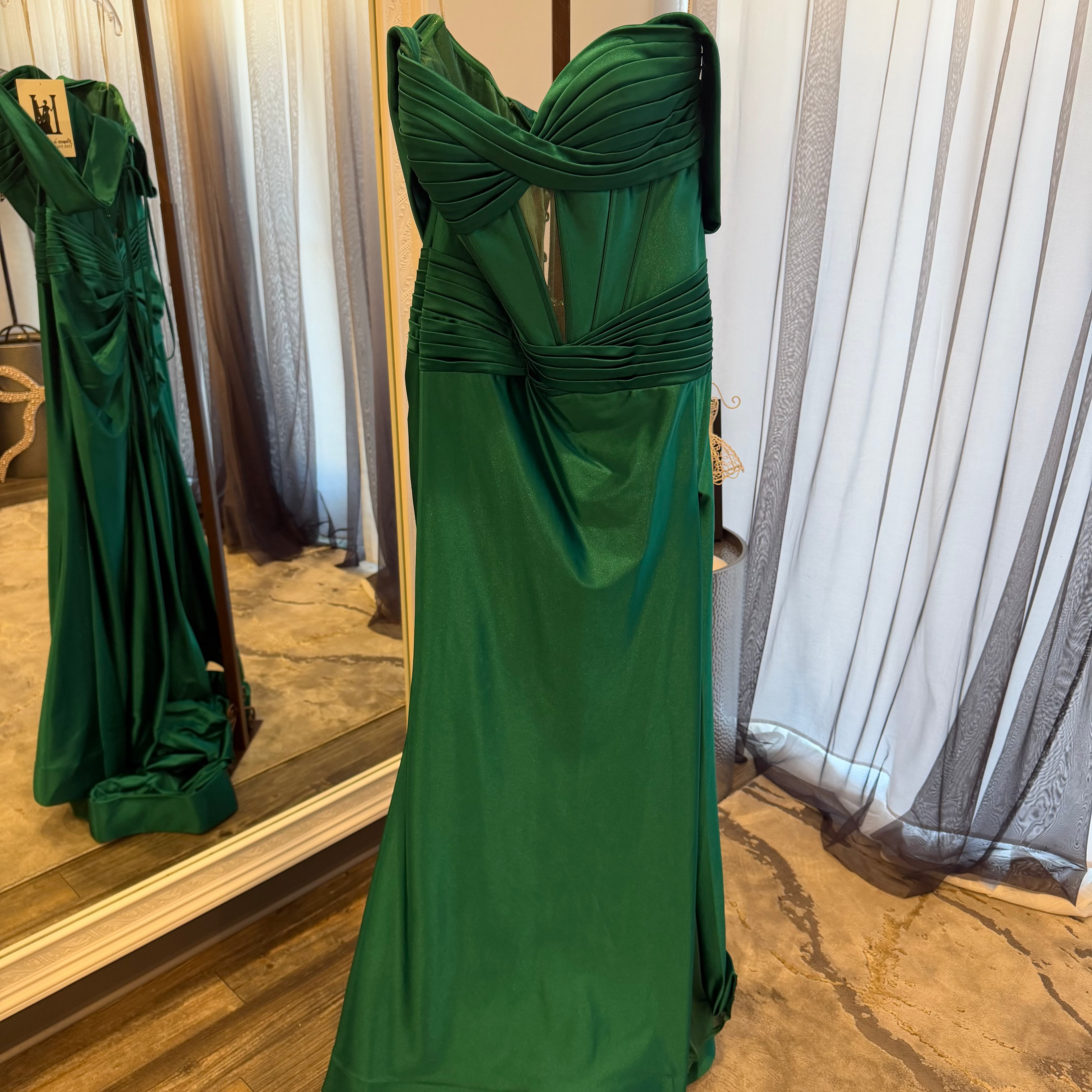 JoycesTPR Sherri Hill 57253 Dark Emerald 