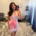 JoycesTPR Sherri Hill 57260 Candy Pink Ivory Silver 
