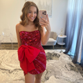 JoycesTPR Sherri Hill 57271 Red Fuchsia 