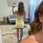 JoycesTPR Sherri Hill 57350 Yellow Back 
