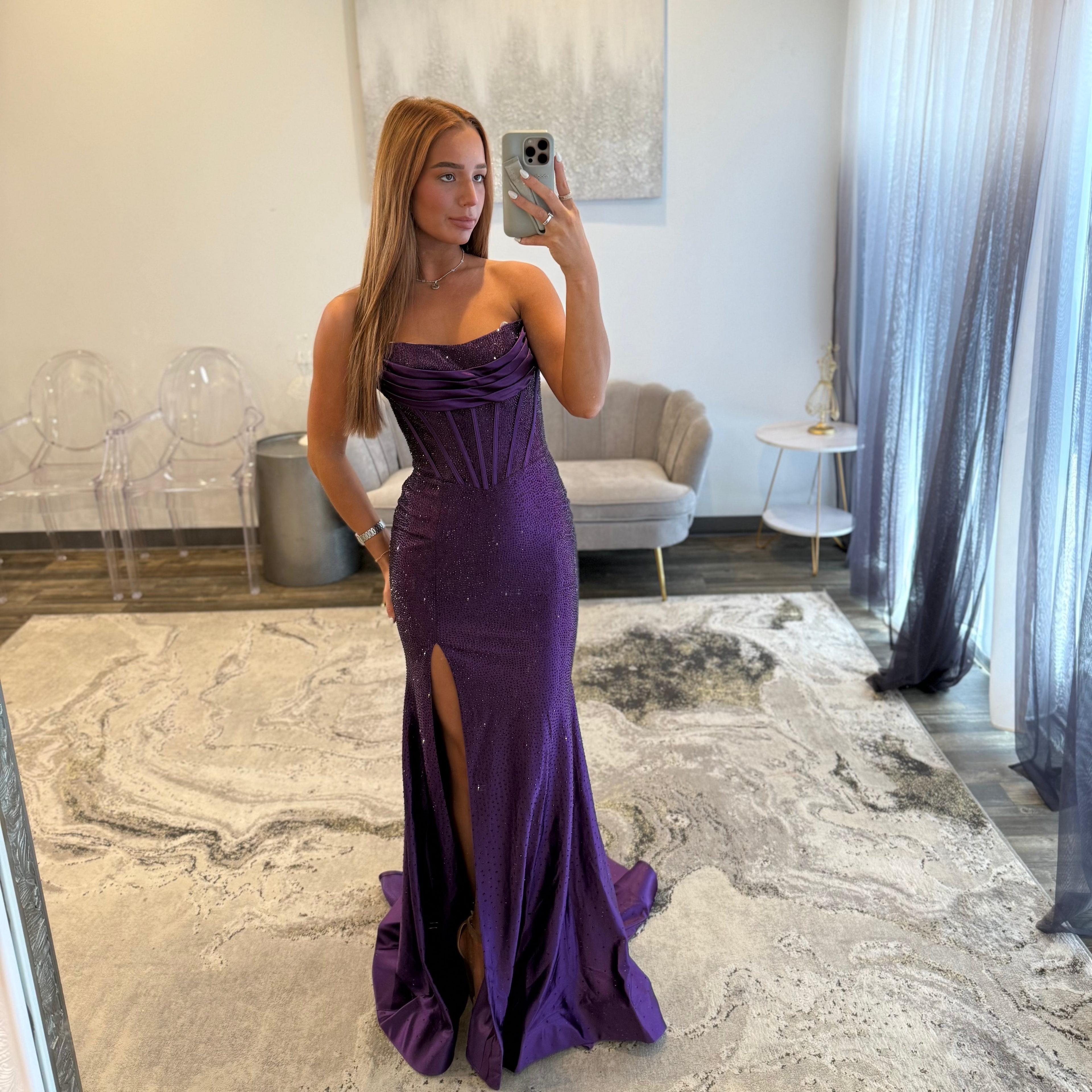 Sherri Hill 57411 Plum 