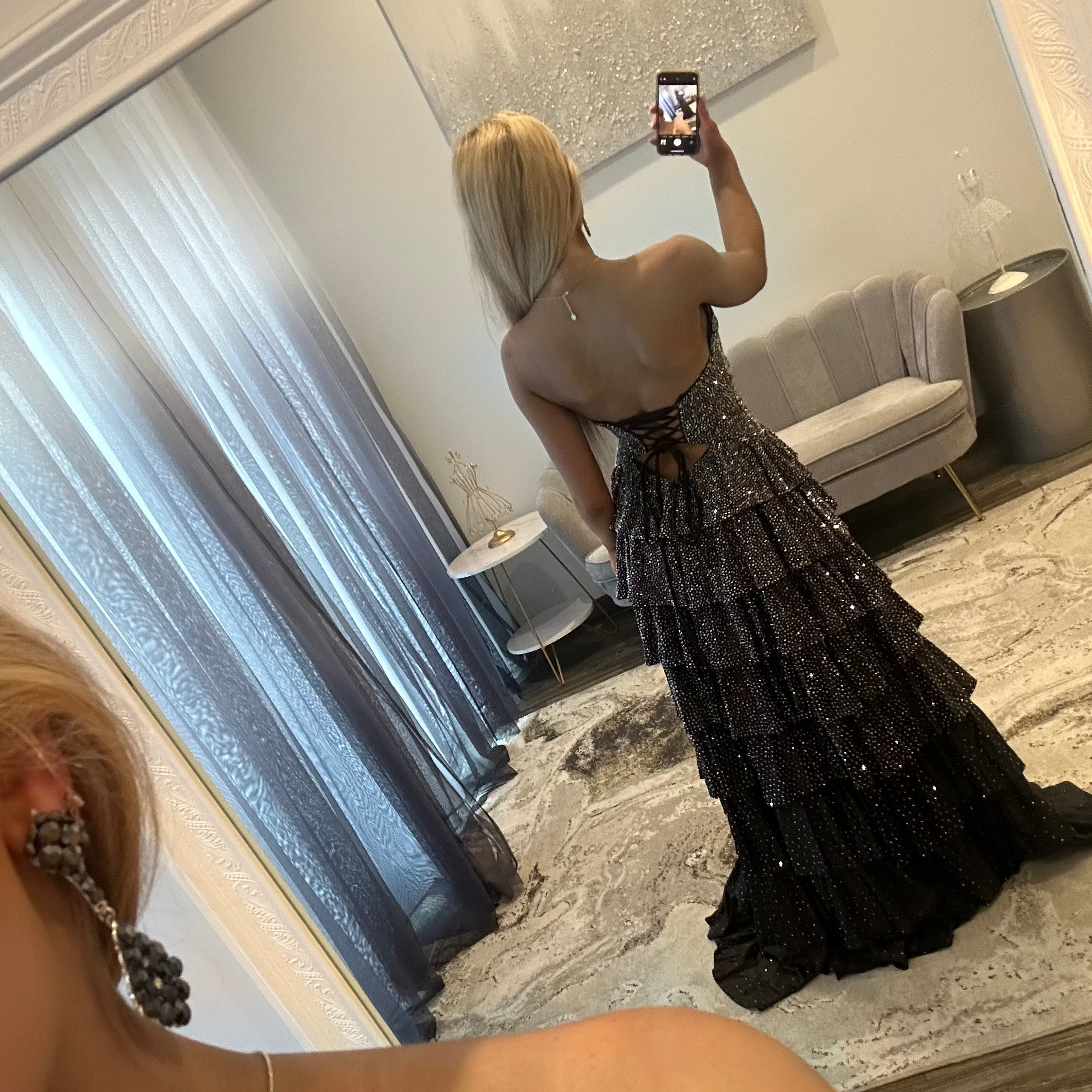 JoycesTPR Sherri Hill 57416 Black Prom 