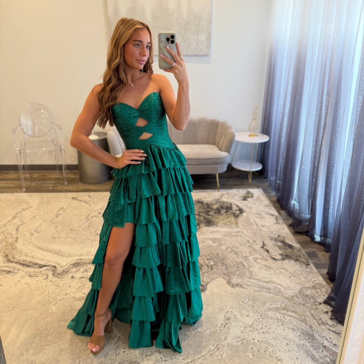 JoycesTPR Sherri Hill 57416 Emerald Prom 