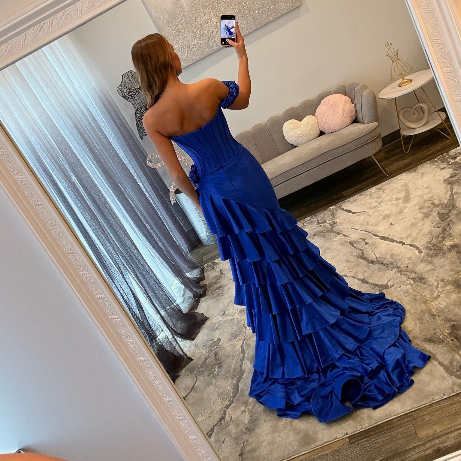 JoycesTPR Sherri Hill 57484 Royal Back 