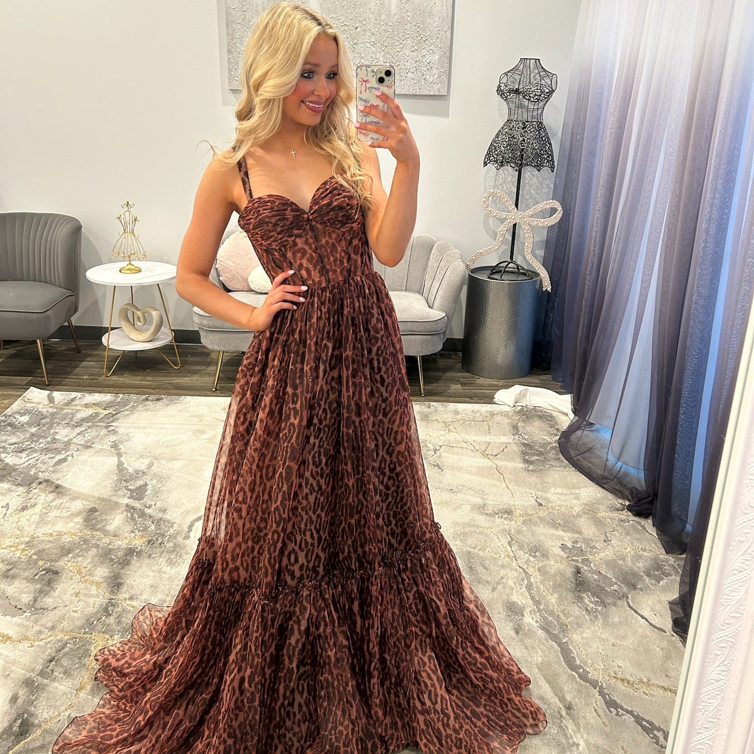JoycesTPR Sherri Hill 57511 Cheetah Print Prom Dress 