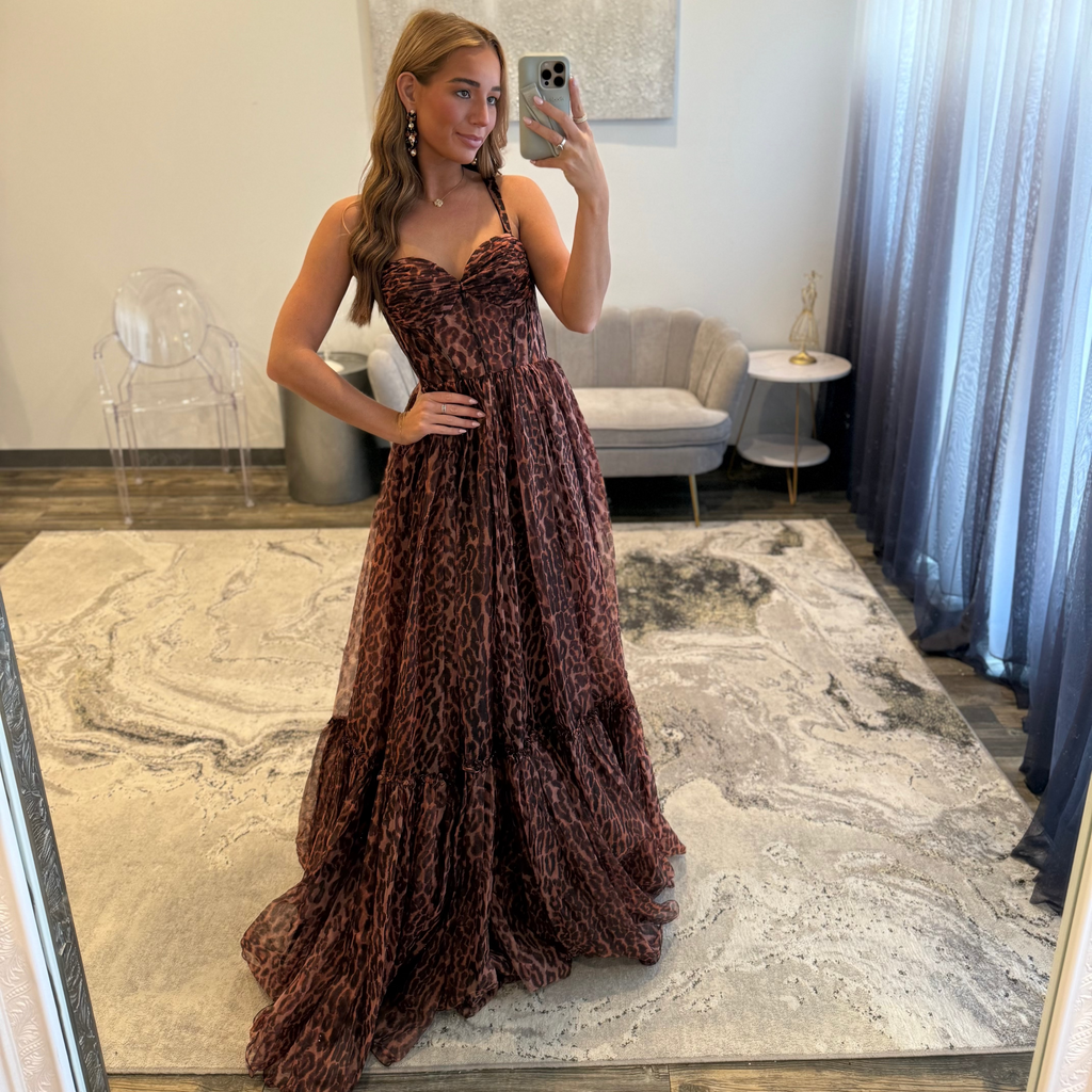 JoycesTPR Sherri Hill 57511 Cheetah Print Prom Dress 