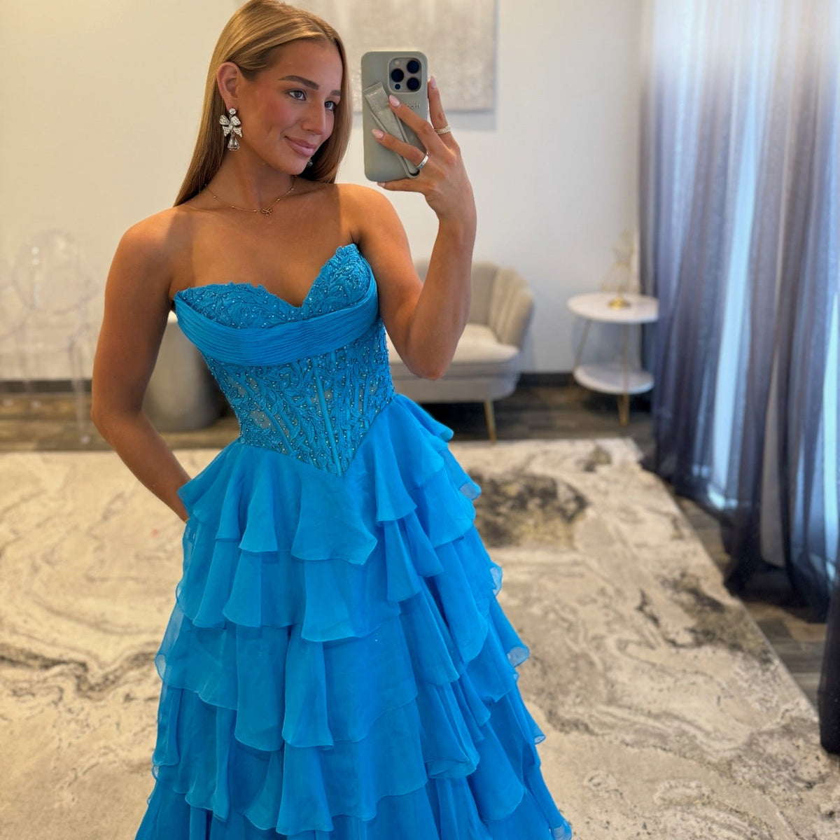 JoycesTPR Sherri Hill 57542 Peacock Prom