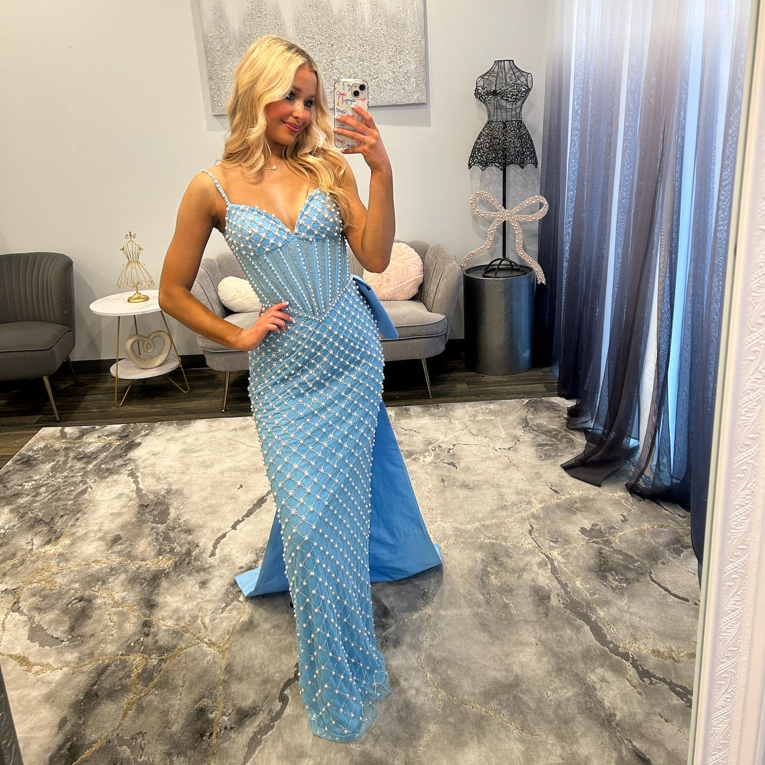 JoycesTPR Sherri Hill 57560 Light Blue 