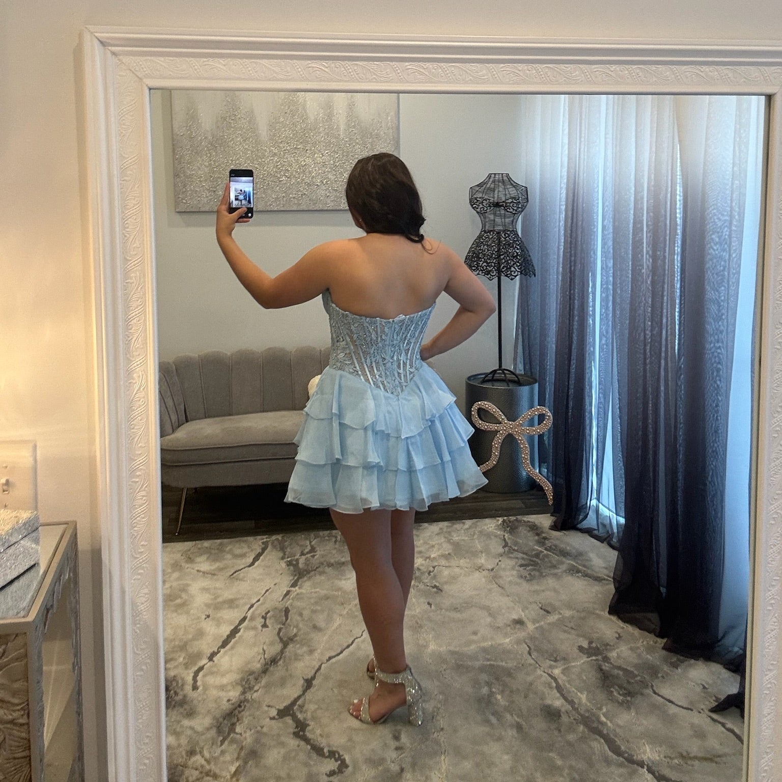 JoycesTPR Sherri Hill 57572 Light Blue Back