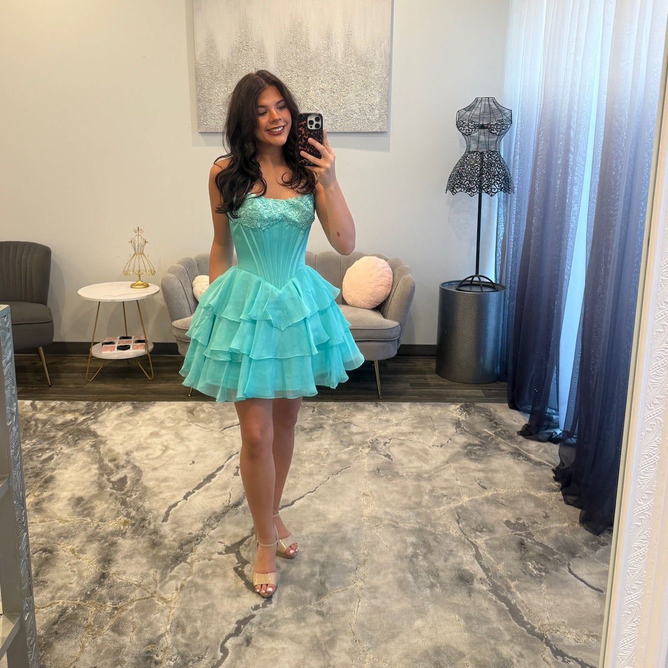 JoycesTPR Sherri Hill 57573 Aqua 