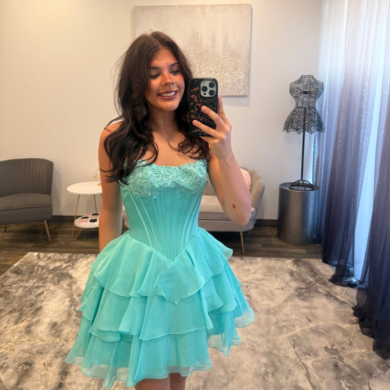 JoycesTPR Sherri Hill 57573 Aqua 