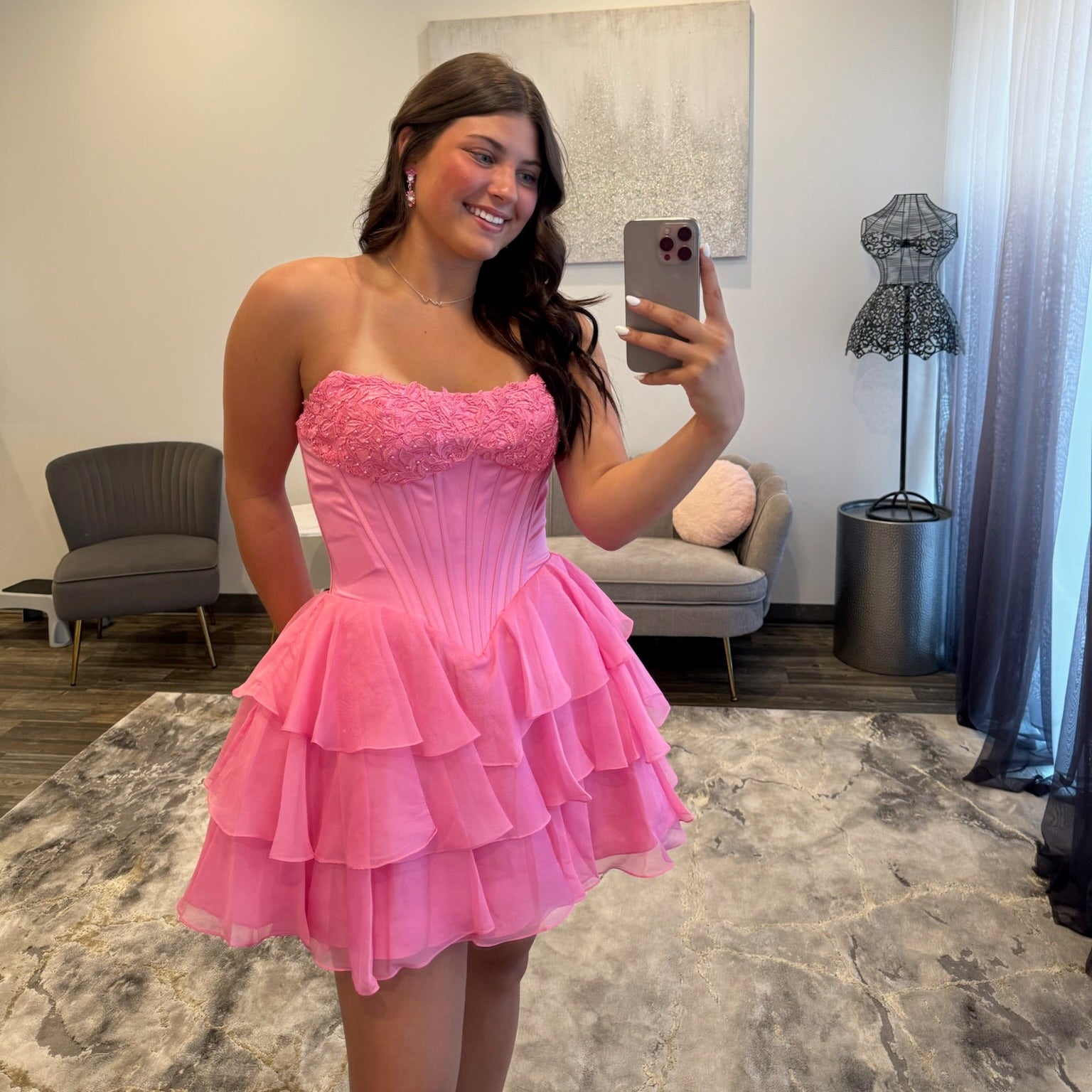 JoycesTPR Sherri Hill 57573 Bright Pink 