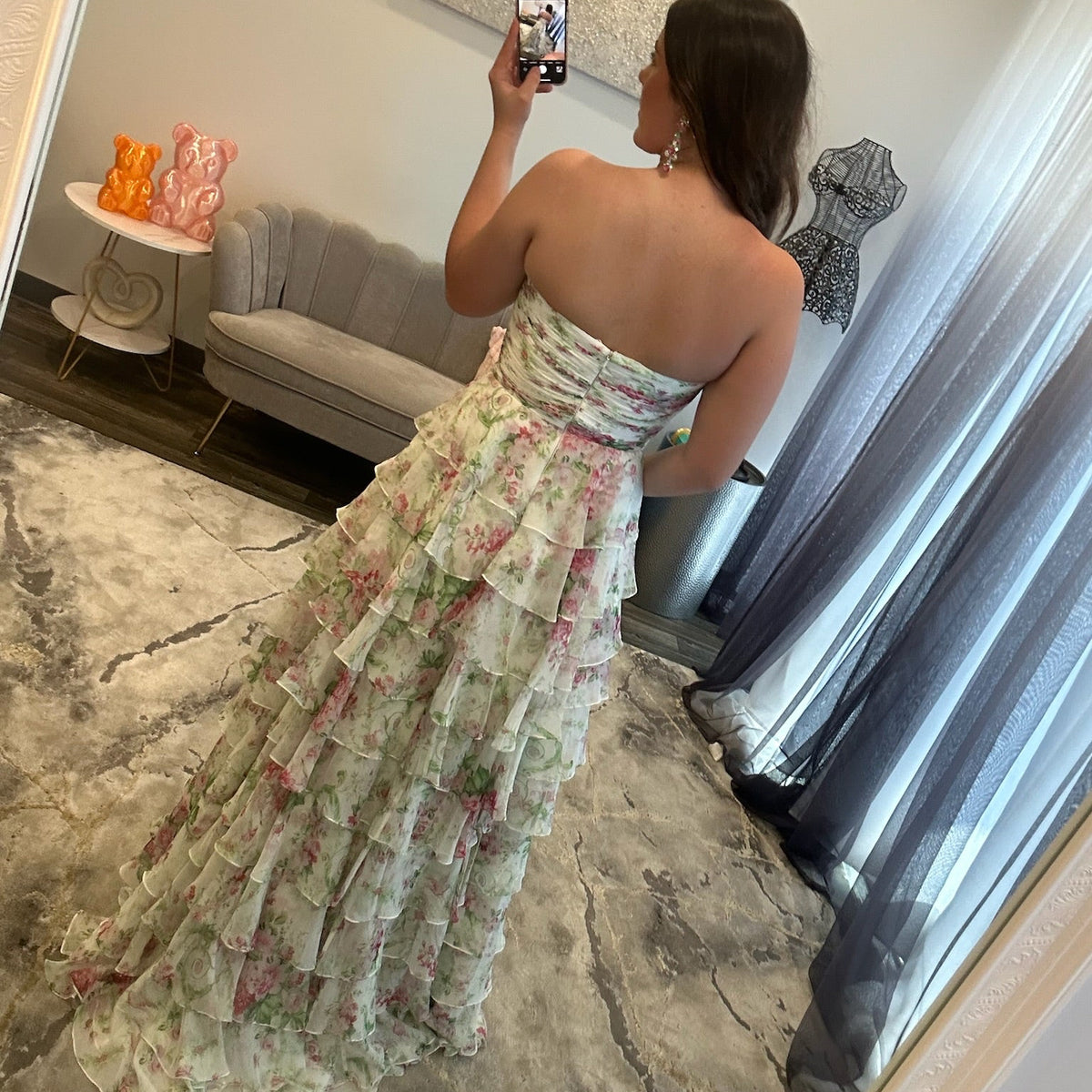 JoycesTPR Sherri Hill 57614 Ivory Print 