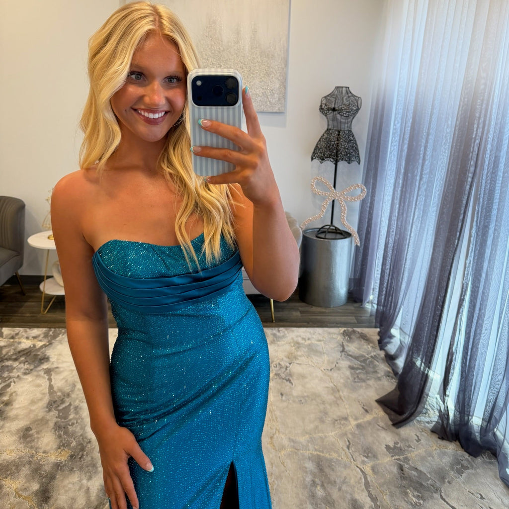 JoycesTPR Sherri Hill 57627 Teal Prom