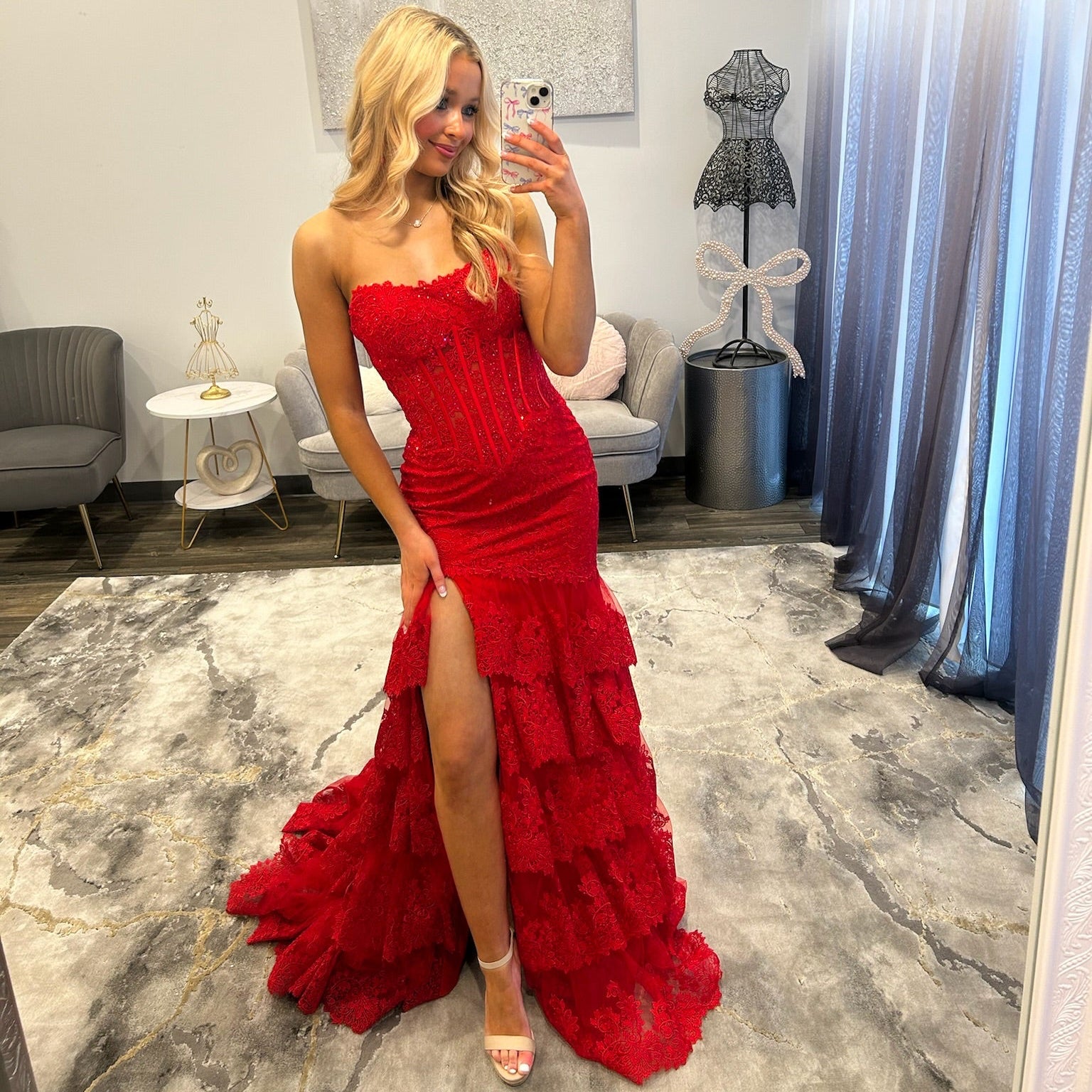 JoycesTPR Sherri Hill 57646 Red 