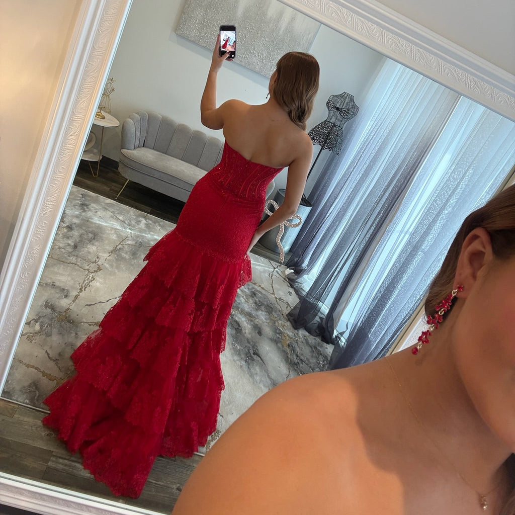 JoycesTPR Sherri Hill 57646 Red Back 