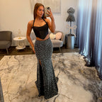 JoycesTPR Sherri Hill 58003 Black Silver Prom Dress 