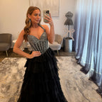 JoycesTPR Sherri Hill 58009 Black Prom Dress 