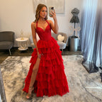 JoycesTPR Sherri Hill 58009 Red Prom Dress 