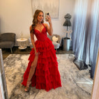 JoycesTPR Sherri Hill 58009 Red Prom Dress 