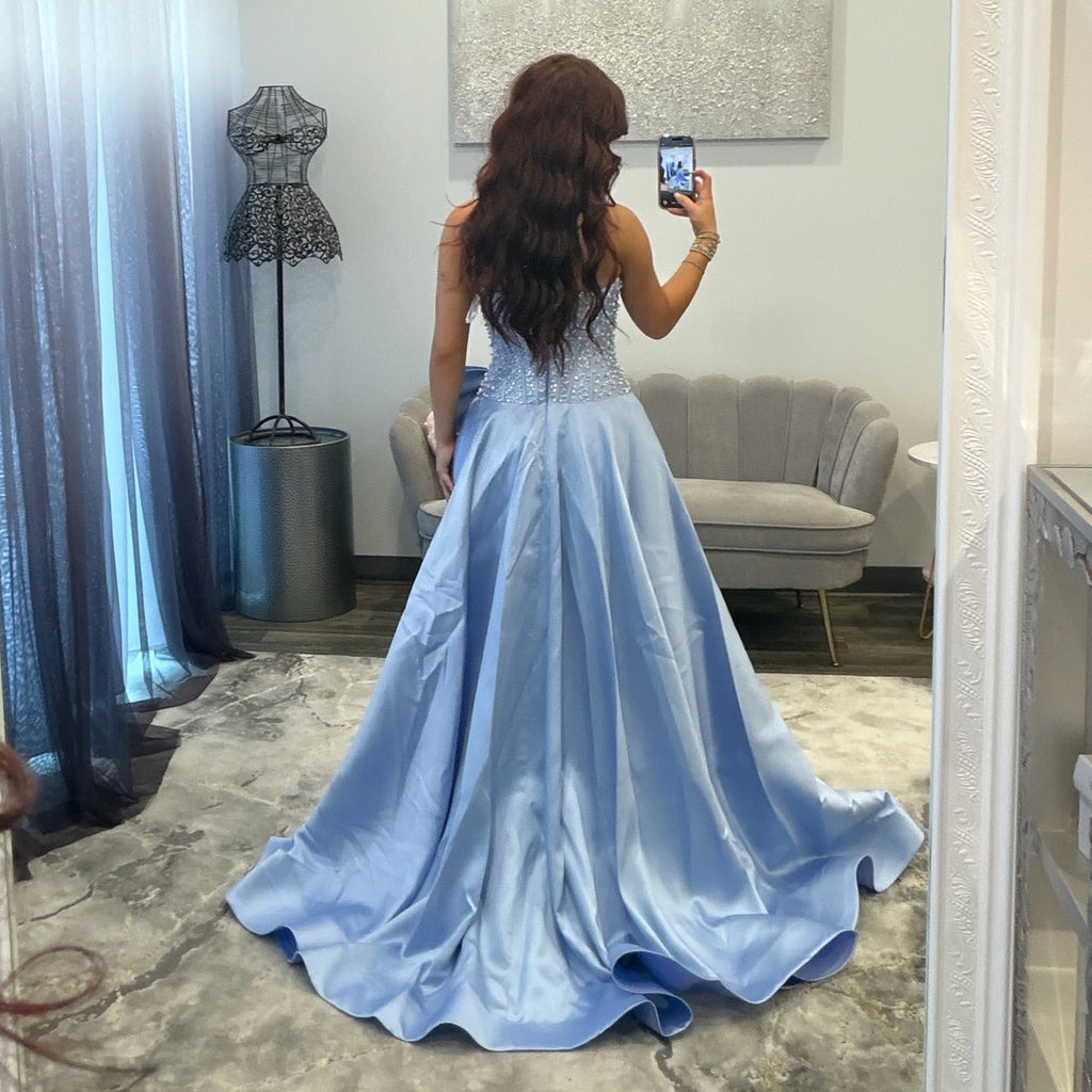JoycesTPR Sherri Hill 58010 Periwinkle Silver 