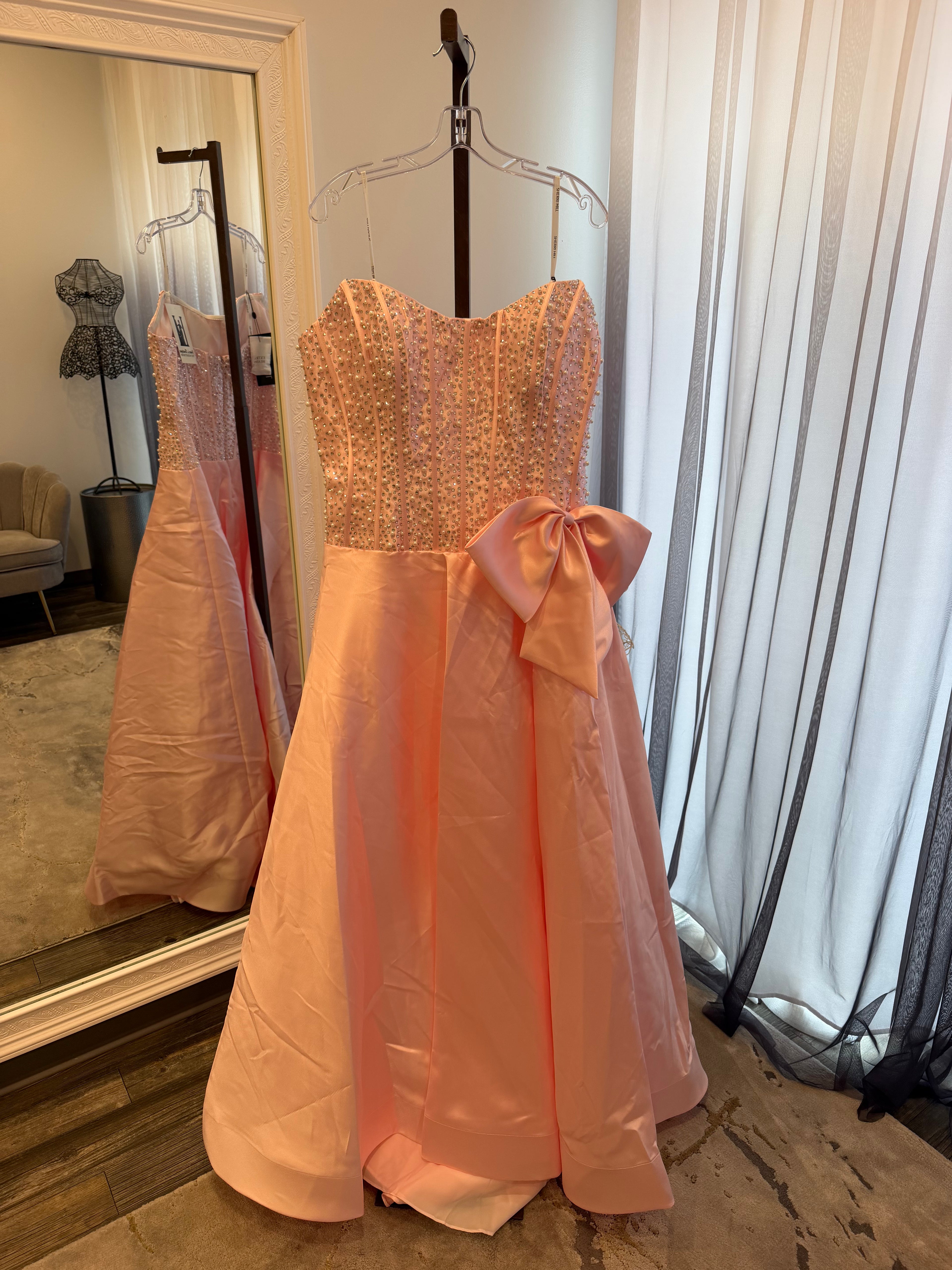 JoycesTPR Sherri Hill 58010 Pink Silver Prom 