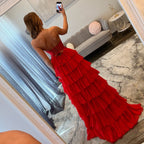 JoycesTPR Sherri Hill 58011 Red Prom Dress 