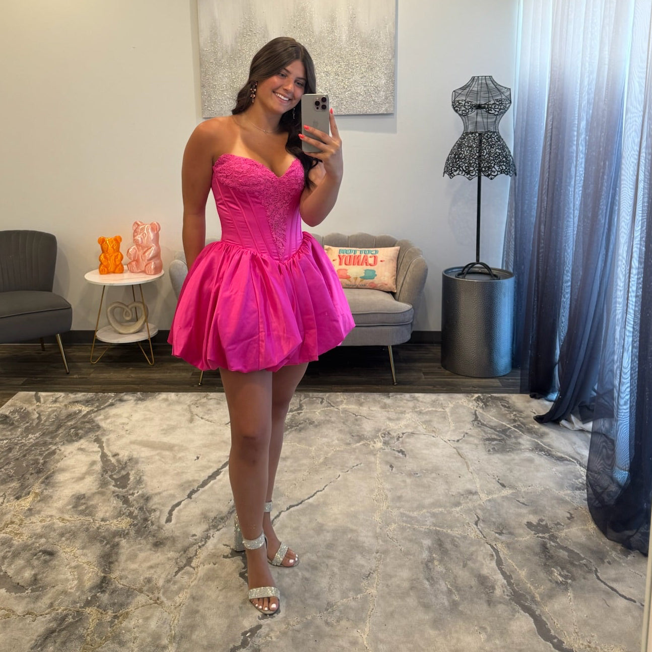 JoycesTPR Sherri Hill 58016 Bright Fuchsia 