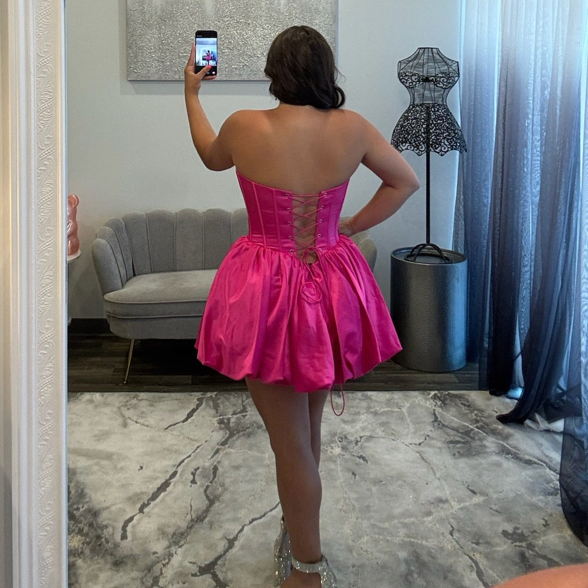 JoycesTPR Sherri Hill 58016 Bright Fuchsia 