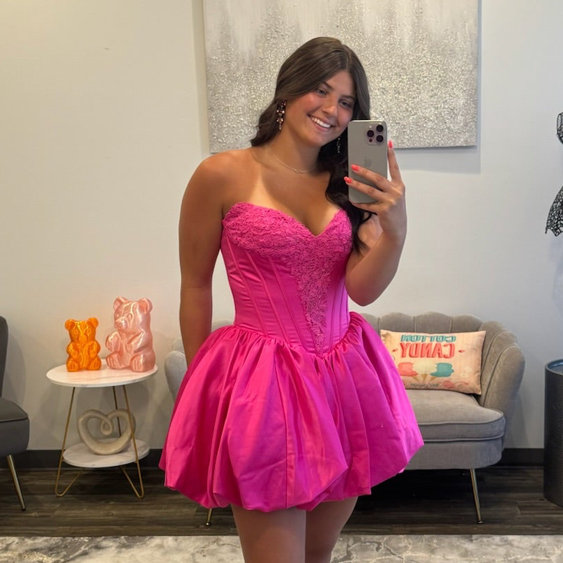 JoycesTPR Sherri Hill 58016 Bright Fuchsia 